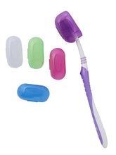 Load image into Gallery viewer, 5 Piece Anti Bacterial Plastic Toothbrush Guard
