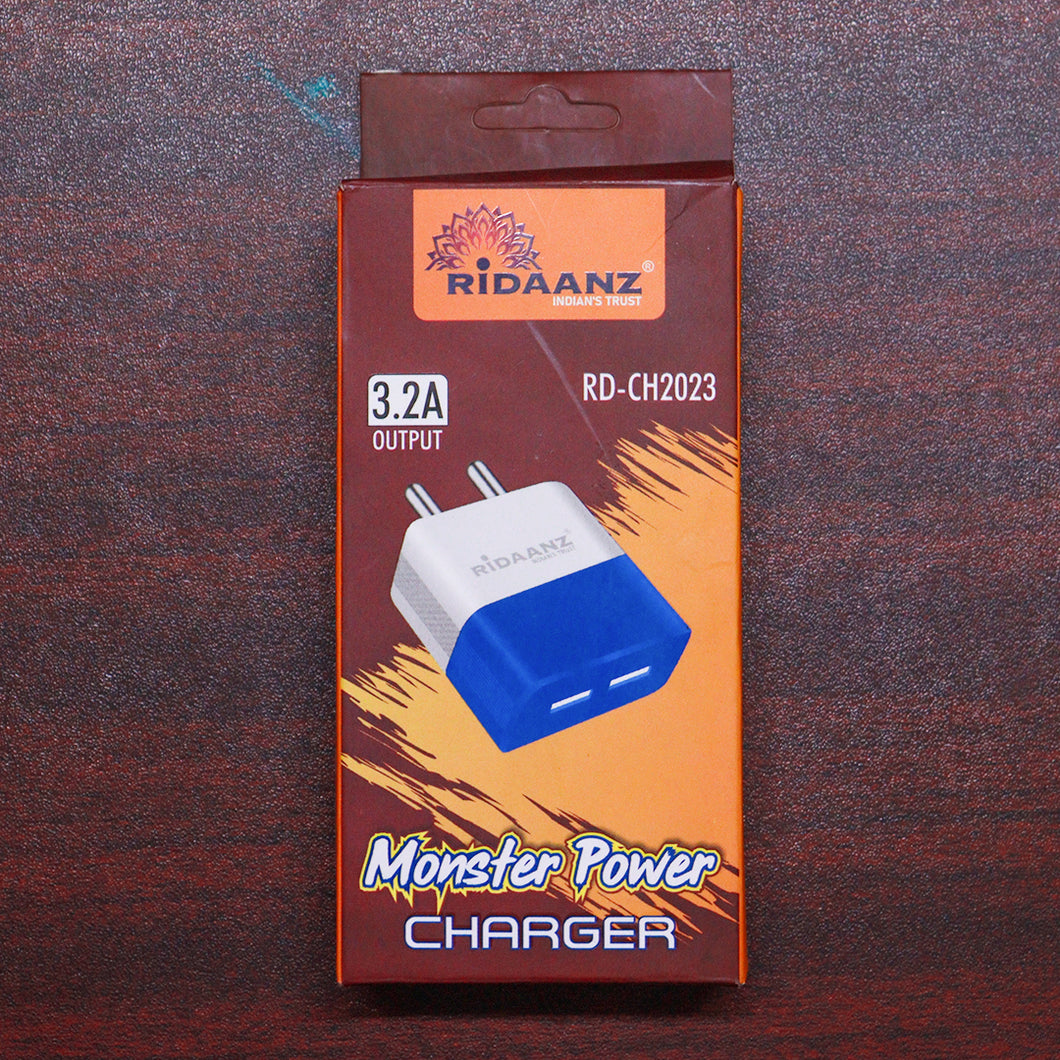 Dual USB Port Micro USB Mobile Charger