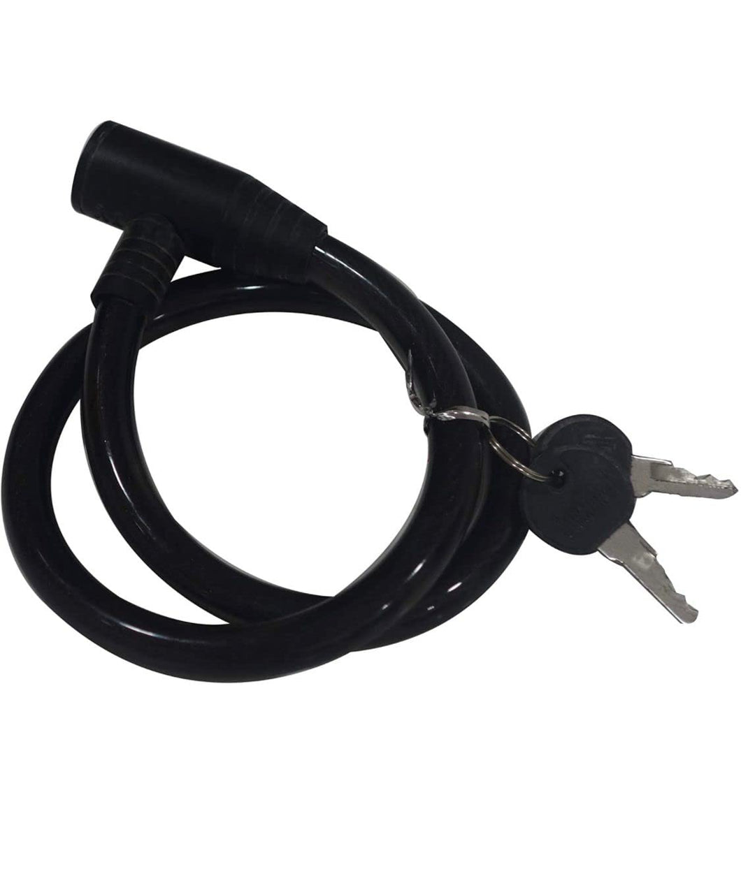 Anti-Theft Flexible Cable Lock with 2 Keys - Random Colors