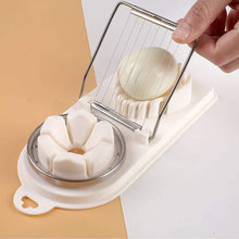 Load image into Gallery viewer, 2 in 1 Boiled Egg Slicer/Cutter - White Color
