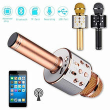 Load image into Gallery viewer, Advance Handheld Wireless Singing Mike Multi-Function Bluetooth Karaoke Mic with Microphone Speaker
