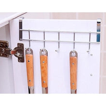Load image into Gallery viewer, 5 Hook Stainless Steel Cabinet Organiser
