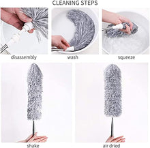 Load image into Gallery viewer, Flexible Duster For Fan Cleaning Mop With Long Rod
