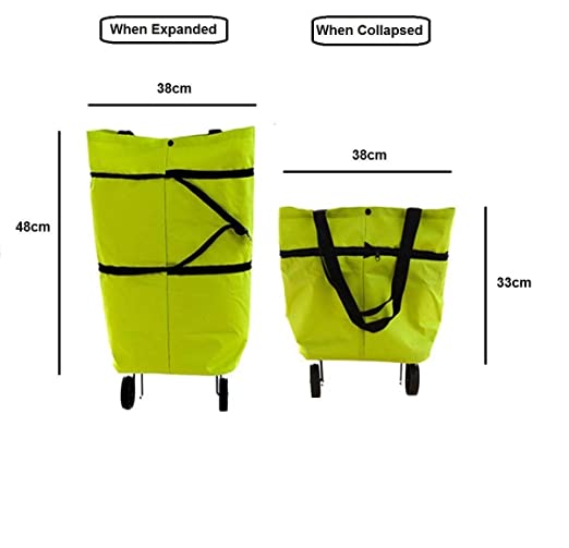 Folding Portable Shopping Bag (RANDOM COLOR)