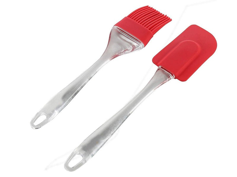 Silicone Spatula and Pastry Brush for Cake Mixer- Big Size
