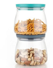 Load image into Gallery viewer, ANJANI Airtight Transparent Matuki Shape Jar Container for Kitchen Storage
