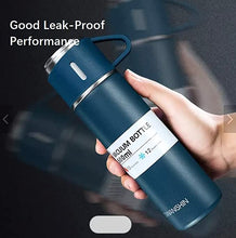 Load image into Gallery viewer, Stainless Steel Thermo 500ml Vacuum Insulated Bottle with Cup for Coffee Hot Drink and Cold Water
