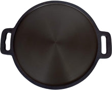 Load image into Gallery viewer, Cast Iron Dosa Tawa Premium Quality 12 inches Double Handle Pre-Seasoned, Perfect for Cooking on Gas
