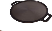 Load image into Gallery viewer, Cast Iron Dosa Tawa Premium Quality 12 inches Double Handle Pre-Seasoned, Perfect for Cooking on Gas

