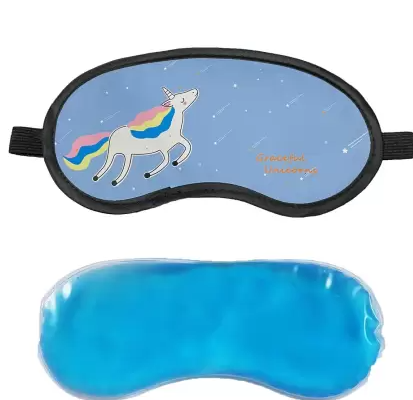 Unicorn Design Soft Gel Sleeping Eye Mask - Random Unicorn Design