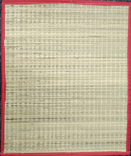 Load image into Gallery viewer, Striped Modern Mat (Ivory, Korai Grass, 2 x 1.5 Feet)
