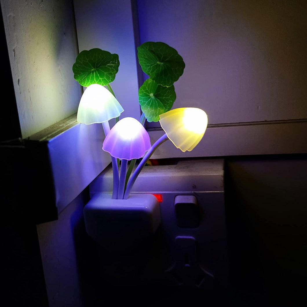LED Mushroom Night Lights Sensor Dusk to Dawn Sensor Night Lights