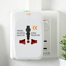 Load image into Gallery viewer, Universal Travel Adapter Worldwide Travel Adapter with Built in Dual USB Charger Ports 
