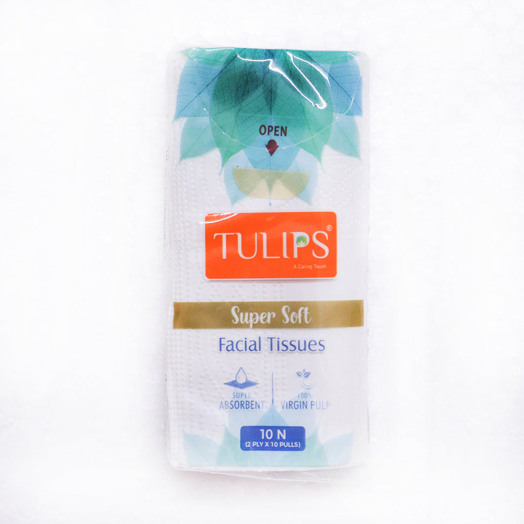 Super Soft Facial Tissues - 10 Tissues in a Pack