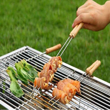 Load image into Gallery viewer, Steel 12 Pcs Barbeque Skewers Premium Quality /BBQ Sticks
