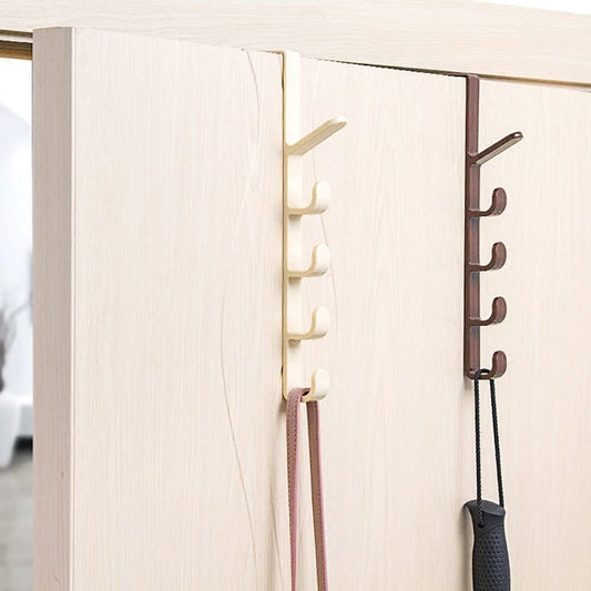 5 Level Door Hook Clothes Hanger, Door Hooks Hangers for Clothes, Towel ()