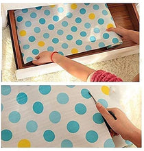 Load image into Gallery viewer, Plastic Foam Antibacterial Cabinet Pad Household Wardrobe Moisture Drawer pad Waterproof Anti Slip Paper Roll Kitchen Cupboard Liners Drawer Mat (Size 45x300cm) (Multi Design &amp; Color)
