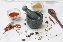 Load image into Gallery viewer, Green Marble Imam Dasta/Mortar and Pestle Set/Ohkli Musal/Kharal/Idi Kallu/Khal Musal/Khalbatta/Spice Grinder-2.8 Inches Marble Masher
