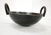 Load image into Gallery viewer, Pure Heavy Weight Iron Kadai -8 Inch
