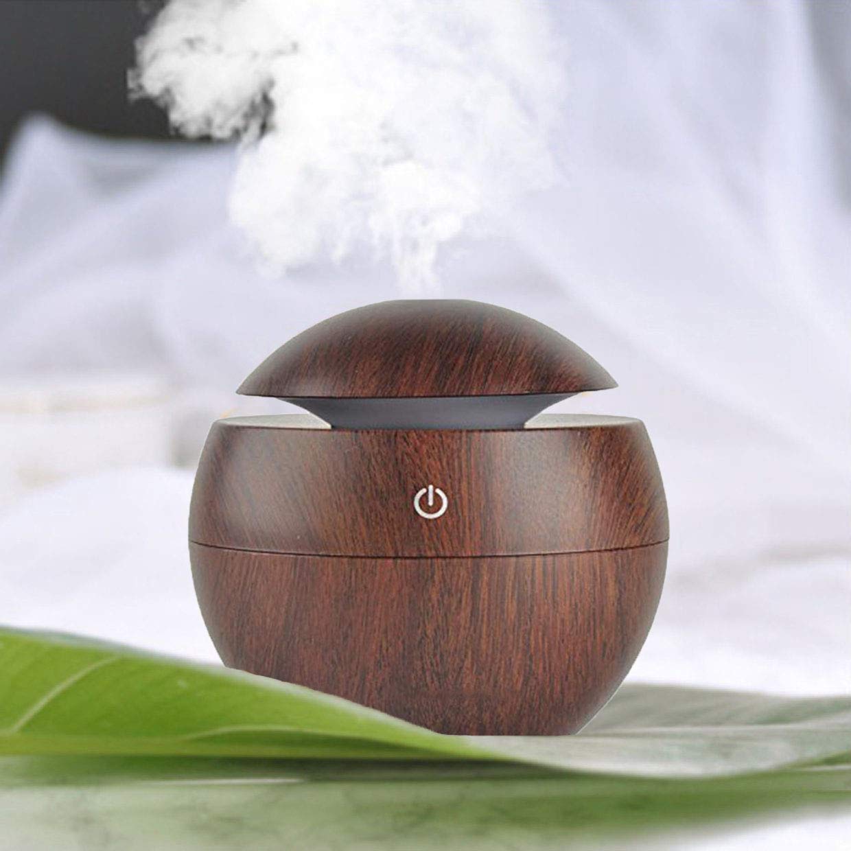 Wooden Cool Mist Humidifiers Essential Oil Diffuser Aroma Air Humidifier with Colorful Change for Car, Office, Babies, humidifiers for home, air humidifier for room (multi coloured)