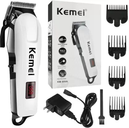 Premium A Trimmer 120 min Runtime 4 Length Settings  (White, Black)