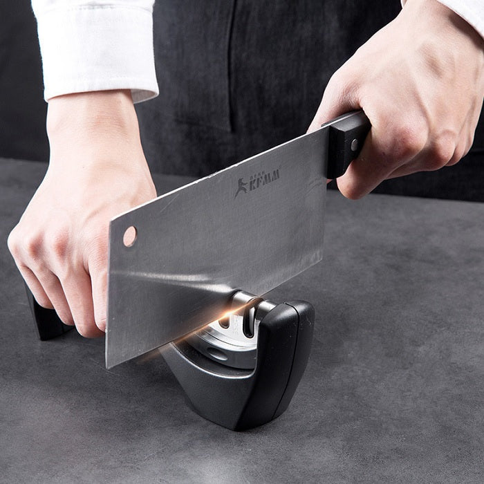 3 Stage Manual Knife Sharpener Tool for Ceramic Knife and Steel