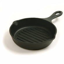 Load image into Gallery viewer, Mini Cast Iron Single Handle Grill Pan Pre Seasoned (6Inch or 15cm)
