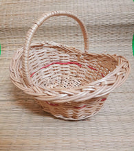 Load image into Gallery viewer, Fruits Vegetable Cane Basket Bamboo Fruit &amp; Vegetable Basket ALSO USE FOR DECORATION WITH FLOWER

