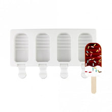 Load image into Gallery viewer, Silicone Homemade Popsicle Frozen Ice Cream Mold or Kulfi Mold (RANDOM DESIGN)
