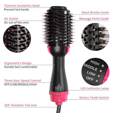 Load image into Gallery viewer, Hot Air Brush 3 in 1 One Step Hair Dryer &amp; Styler
