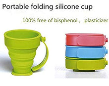 Load image into Gallery viewer, Magic Foldable Collapsible Silicone Mug Glass With Side Handle 1 Pc ( Randome Colors)
