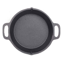 Load image into Gallery viewer, Cast Iron Cookware Set - Grill Pan 10.8Inch &amp; Double Handle Skillet 10Inch, Pre-Seasoned
