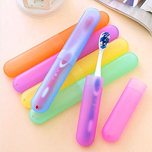 Anti-Bacterial Toothbrush Cover | Universal Size, for Home & Travel, Mix Colors (Pack of 2)