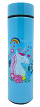Load image into Gallery viewer, Healthy Stainless Steel Water Bottle Attractive Hello Kitty/Sofia/Barbie/Unicorn Cartoon Printed Double Wall Vacuum Insulated BPA Free Thermos Flask Assorted Design (500 ml) (Pack of 1)
