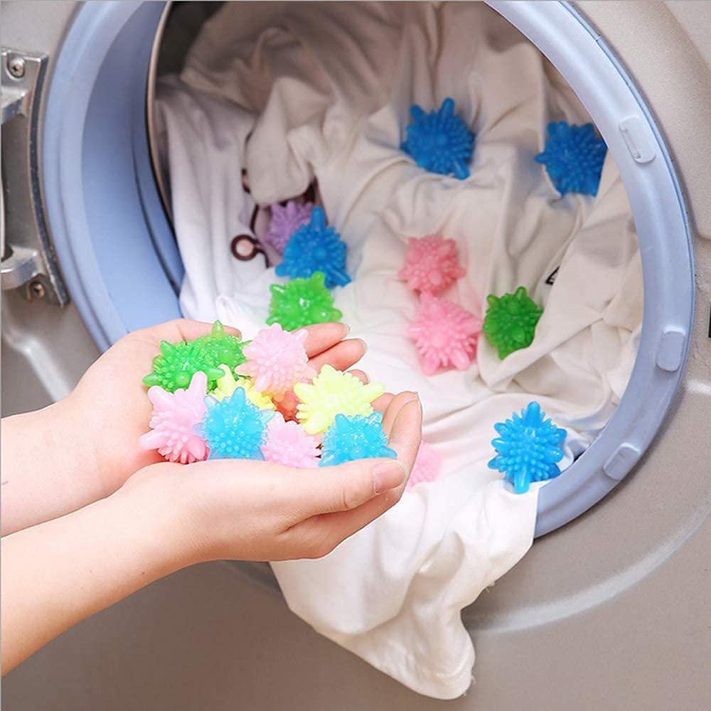 10 Pcs Reusable Washing Machine Winding Laundry Anti-tangle Balls